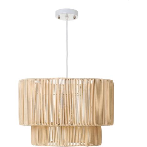 Lustre en Rotin (1/3)
