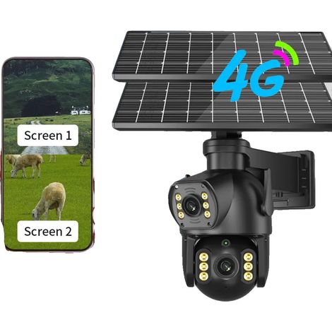 SIM 4G, cámara solar, 8 MP de alta definición, diseño resistente al agua. (1/5)