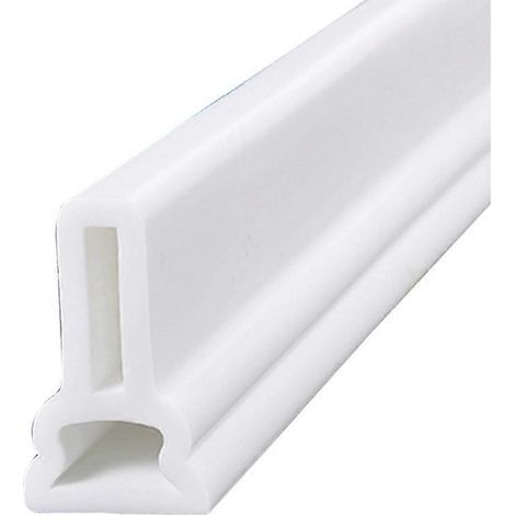 Profilé de protection anti-éclaboussures pour salle de bain, barre de rétention d'eau, barre anti-éclaboussures de douche, seuil de porte de douche pliable, empêche l'eau de pénétrer à l'intérieur (1/3)