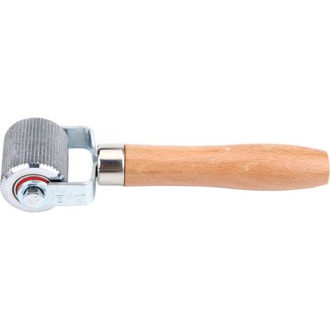 Roulette à roulement pour réparation de pneu, manche en bois, outil de réparation de pneu de voiture, grand rouleau à roulement à billes (1/5)