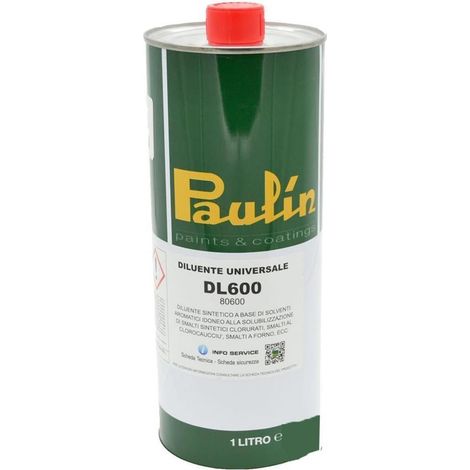 Diluente universale dl600 smalti clorurati clorocaucciu' smalti a forno paulin