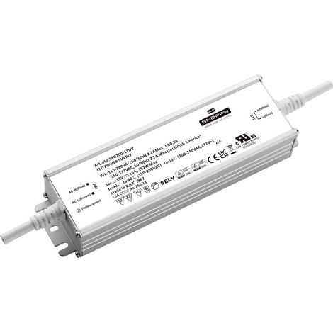 Dehner Elektronik SPG 200-12V Driver de LED à tension constante 200 W 16 A 12 V/DC protection contre