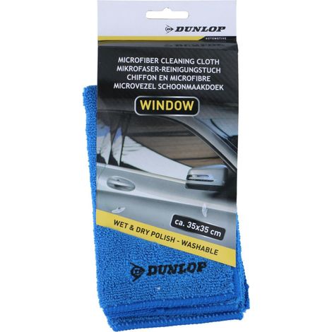 Mikrofaser-Reinigungstuch für Glas 35 x 35 cm – 250 g/m², DUNLOP