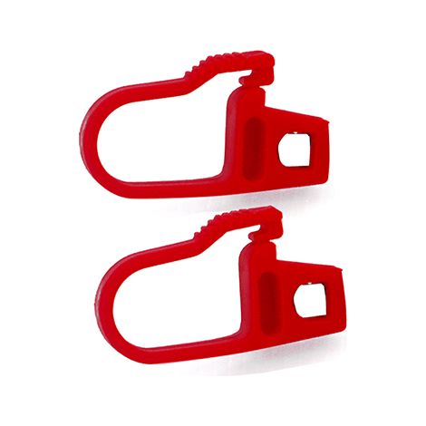 Ganci per cinghia elastica in metallo - per Ø 8 mm. - 2 pz.