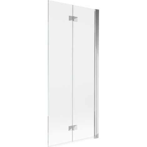 Mexen Mist paroi de douche 2 volets droite 80 x 150 cm, transparent, chrome - 8A9-080-002-01-00-P (1/5)