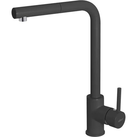 Elleci MKKTRP99 Trail Plus Miscelatore Monocomando Canna Girevole Doccetta Estraibile Keratek Concrete 99