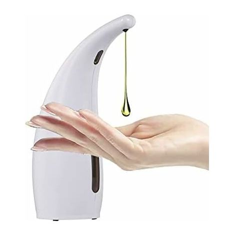 300 ml automatischer Seifenspender, Sensor-Infrarot-Flüssigseifenspender, Handwaschspender für die Küche für das Badezimmer, Hotelrestaurant, Weiß
