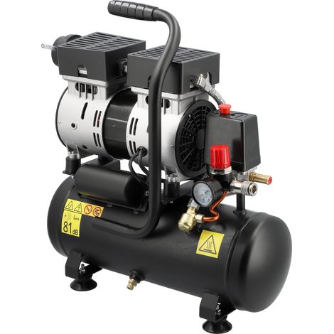 Ölfreier Kompressor 6 l, 550 W, kompakt