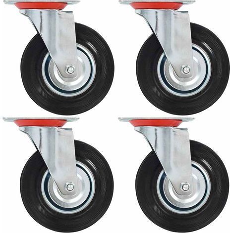 Ruedas giratorias 4 unidades 125 mm vidaXL (1/5)