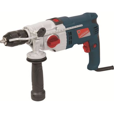 Perceuse à percussion - SILVERLINE - Silverstorm - 1010 W - Vitesse variable - 2 vitesses en métal (1/4)