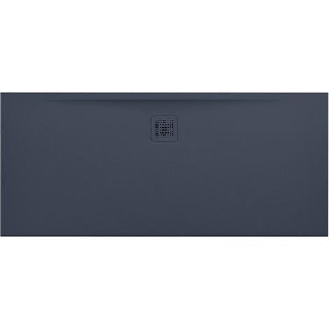 Receveur de douche LAUFEN PRO, rectangulaire, écoulement latéral long, 1600 x 700 x 32 mm, anthracite LAUFEN