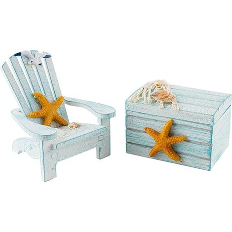 1 Ensemble de Mini Chaise de Plage Miniature Meubles Miniatures de Table Miniatures Chaise Miniature Décoration Chaise A (1/5)