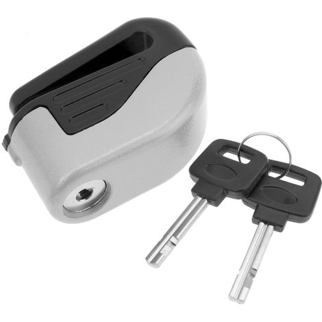 PrimeMatik - Verrou antivol pour bicyclette de frein à disque avec clé pour vélo et moto 83x60x30mm (1/5)