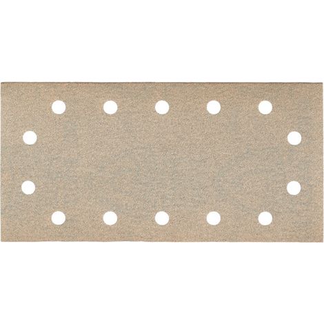 25 feuilles abrasives auto-agrippantes 115 x 230 mm, P 80, série « professional », pour peinture, vernis, mastic, pour ponceuse vibrante metabo 25 pièces