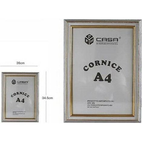 TrAdE Shop Traesio - Cornice Per Foto Quadri Tele Dimensioni A4 20 X 30 Cm Modello 64473 -