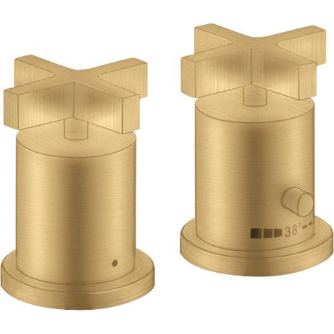 hansgrohe AXOR Citterio Termostato de 2 orificios para bañera con