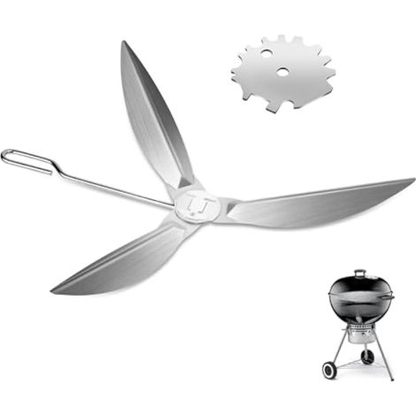 Kit de système de nettoyage One Touch de 57,5 cm compatible avec les pièces de barbecue Weber, compatible avec les pièces de rechange 7444 Weber (1/5)