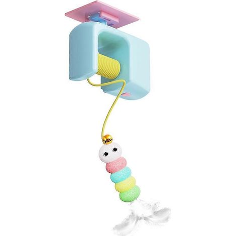 Jouet électronique intelligent pour chat, jouet interactif d'intérieur à suspendre à la porte, accessoire de divertissement pour animaux de compagnie ( ) (1/5)