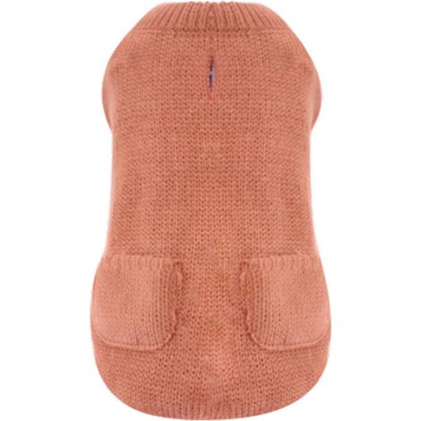 Maglioncino senza maniche modello Oslo Terra di Siena per cani: 45 cm