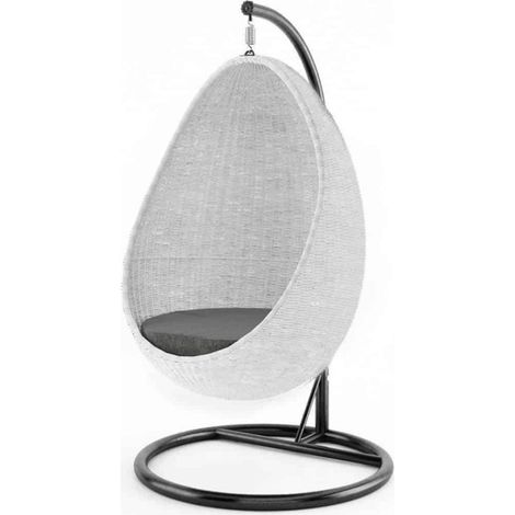 Sedia sospesa - Swing KOKON 105x197 Oltre royal white technorattan Homms (1/5)