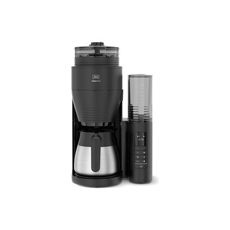 Cafetière filtre avec moulin intégré - MELITTA - Aromafresh Therm Pro 1030-11 - 8 tasses - 1 080 W - Noir (1/2)
