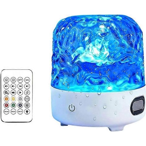 Lampe de douche, lampe étanche avec haut-parleur Bluetooth, lampe rechargeable avec télécommande et commande tactile, avec bruit blanc. (1/5)