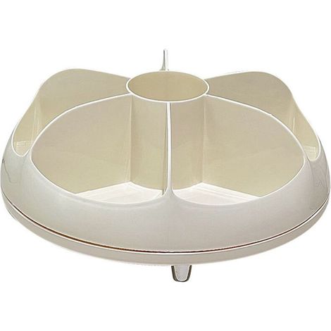 Boîte de rangement cosmétique rotative, organisateur de bureau élégant pour produits de soin, étagère multifonctionnelle (1/4)