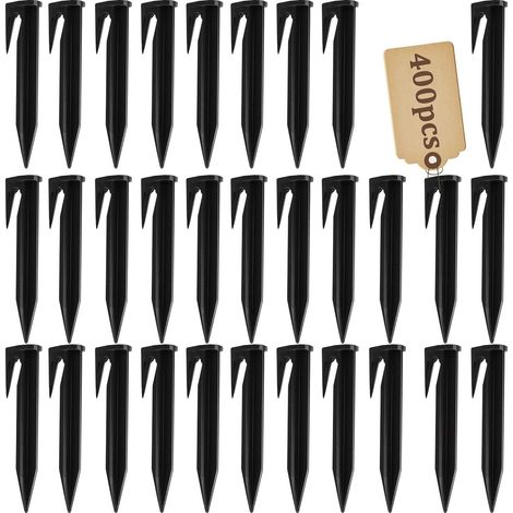 Lot 400 piquets fixation – câbles délimitation – compatibles Gardena / Worx / Bosch – robot tondeuse