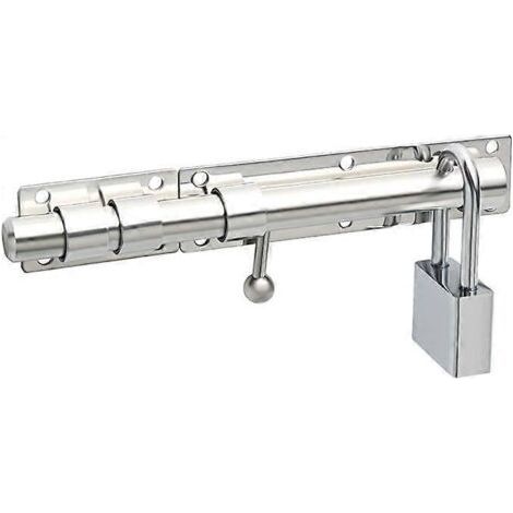 Serrure à barillet coulissant pour porte extérieure (1/4)
