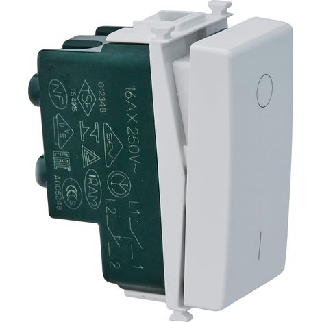 interruttore 2p 16ax bianco - vimar.