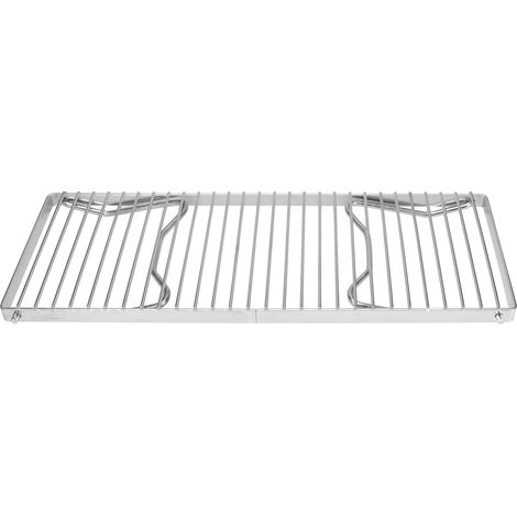 Grille de cuisson pliable et portable en acier inoxydable pour barbecue de camping (1/5)