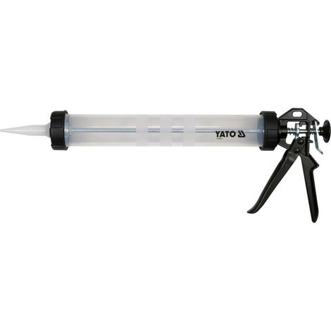 Yato-Extruder mit transparentem Schlauch für dickflüssige Klebstoffe etc. 600 ml YT-67571 (1/3)