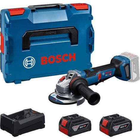 Winkelschleifer Bosch gws18v-11ps Akku 1100 W 2 Akkus 5 Ah