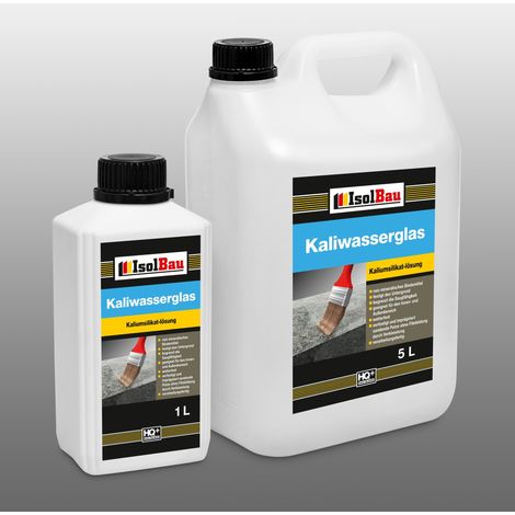 IsolBau Vaso in vetro per acqua al potassio Kaliwasserglas 10 L (1/4)