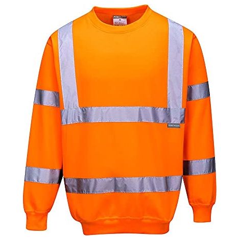Felpa Ad Alta Visibilita' Arancione Arancio 3XL (1/3)
