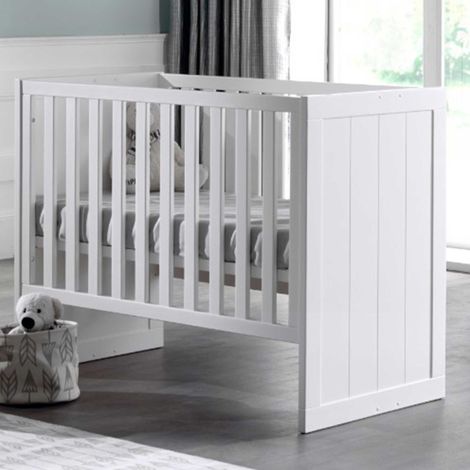 Lit bébé Erik avec côtés de lit pour lit simple - blanc (1/4)