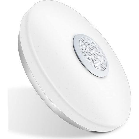Plafonnier LED 36W RGB à intensité variable,lumière étoilée,télécommande incluse,polycarbonate,Bluetooth (1/5)