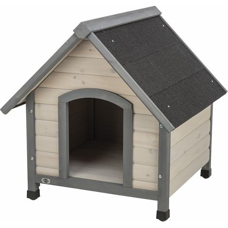 natura Hundehütte Cottage Satteld. L: 96x105x112cm grau