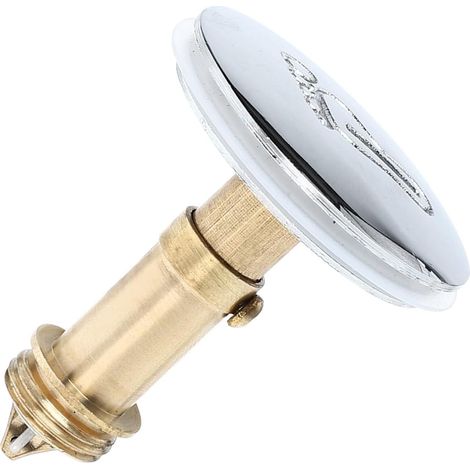 1 bouchons de baignoire - inox - pour salle de bain et bonde (1/5)