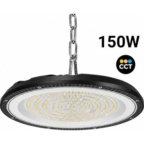 Campana LED Industrial UFO - CCT - 150W - 90º - 100lm/w -