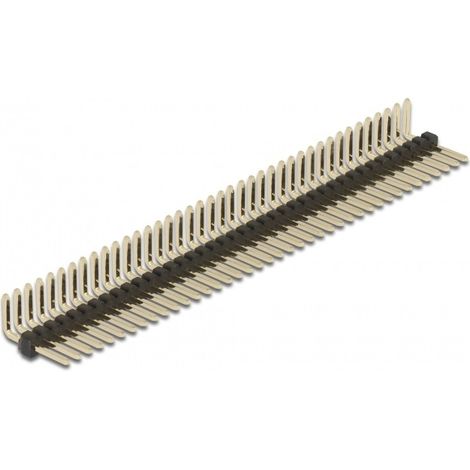 DELOCK 66691 ACCESSOIRE POUR CARTE DE CIRCUIT IMPRIMÉ (PCB) EMBASE À BROCHES NOIR, MÉTALLIQUE 5 PIÈCE(S) (1/2)