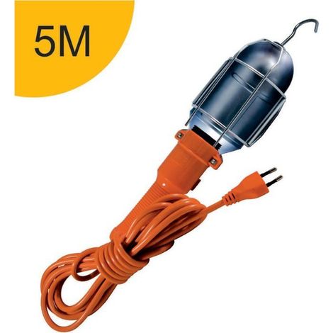 Baladeuse de chantier E27 - câble 5M - sans ampoule (1/5)