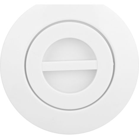Bonde de fond de piscine en plastique blanc, bonde d'aspiration, accessoires de drainage (1/5)