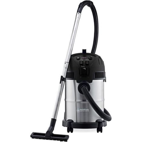 Aspirapolvere per solidi e liquidi in acciaio inox da 30 litri, 1400 W - MULTIII30TVSCINOX - Nilfisk