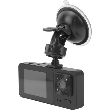 3-Kanal-Autokamera mit Front-, Rück- und Innenraumüberwachung, 1080p-Auflösung, Bewegungserkennung, 170°-Weitwinkel, Loop-Aufnahme, G-Sensor und Parküberwachung (DVR) (1/5)