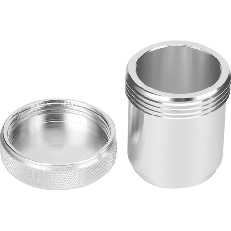 Couvercle de réservoir d'eau et de carburant en alliage d'aluminium, bouchon de remplissage à souder, diamètre intérieur 1,5 pouce, pièces de modification automobile, argent (1/5)
