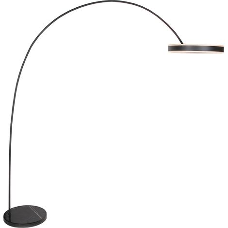 Mexlite - lampada da terra - Luna-Arc - nero - metallo - lampada (1/4)