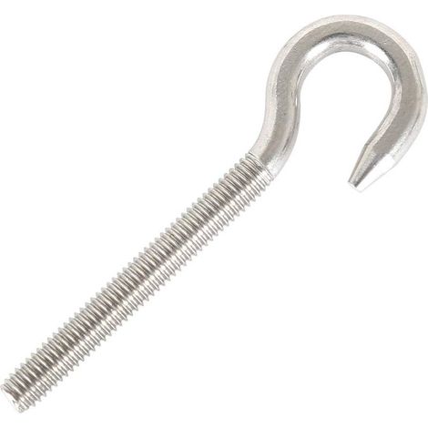 10pcs M5 Hook Bolt Screw Ring Hook Stainless Steel Hanging Items Screw Hook for Chandelier Hanging Crafts (1/5)