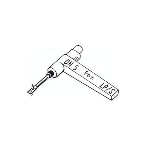 Aiguille de table tournante en céramique FOX191 ZST DUAL Fonestar, avec pointe saphir, compatible avec Dual DN 5 - CDS-630