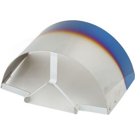 Couvercle de filtre d'admission d'air avec protection thermique en acier inoxydable, accessoire automobile pour 2,5 à 4 pouces (1/5)